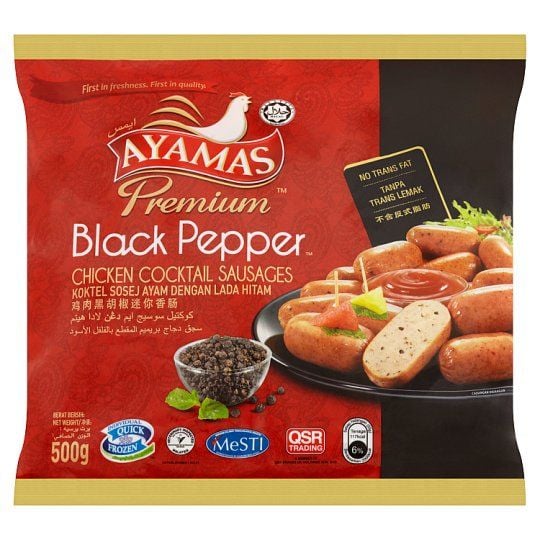 AYAMAS 黑胡椒迷你鸡肉香肠