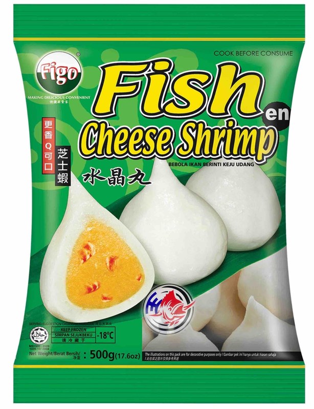 FIGO FIGO " EN "CHEESE SHRIMP-500GM